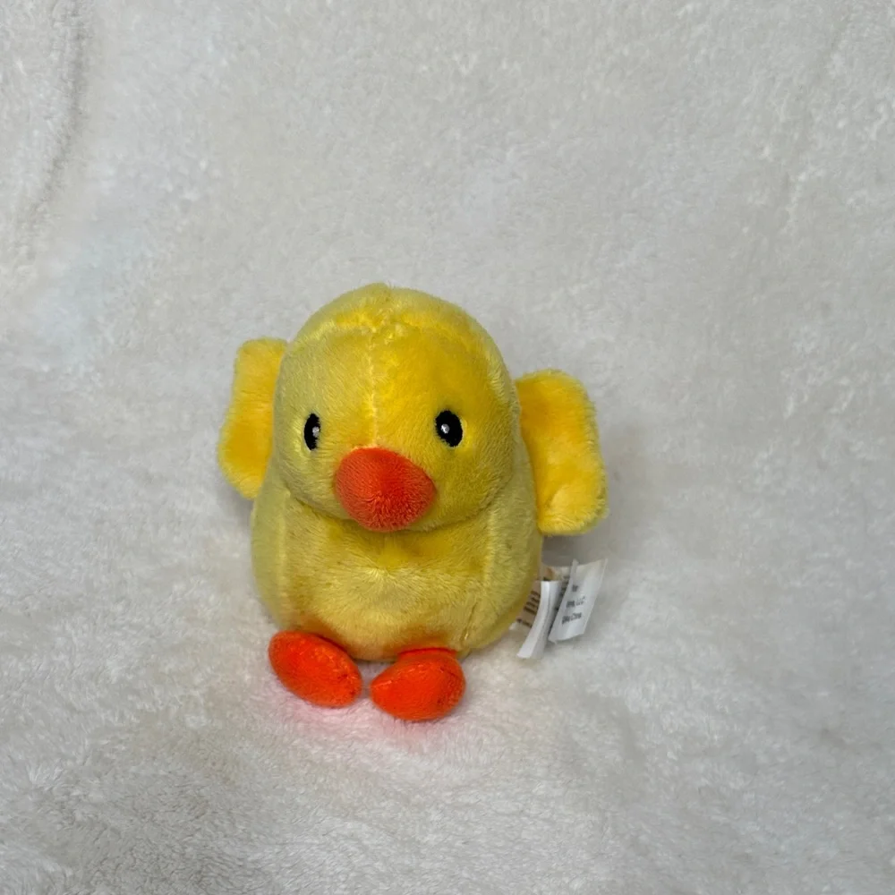 Cheerful Baby Chick Dog Toy Yellow and Orange Like New Easter Gift